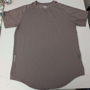 ASRV Men's Performance Tech Short Sleeve Shirt Brown Medium